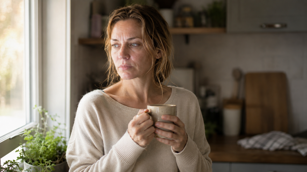 Morning scene, restored