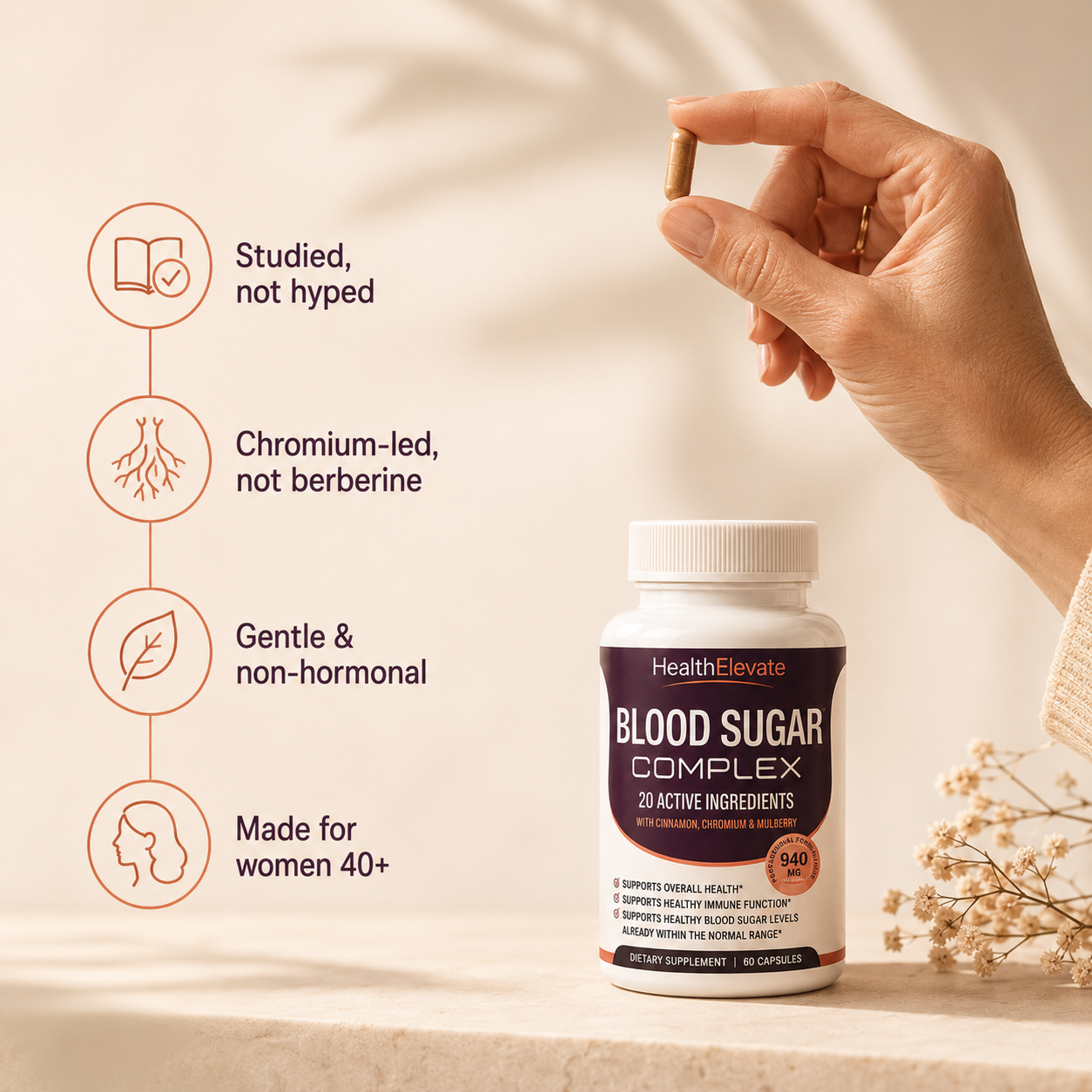 Blood Sugar Complex - 940 mg
