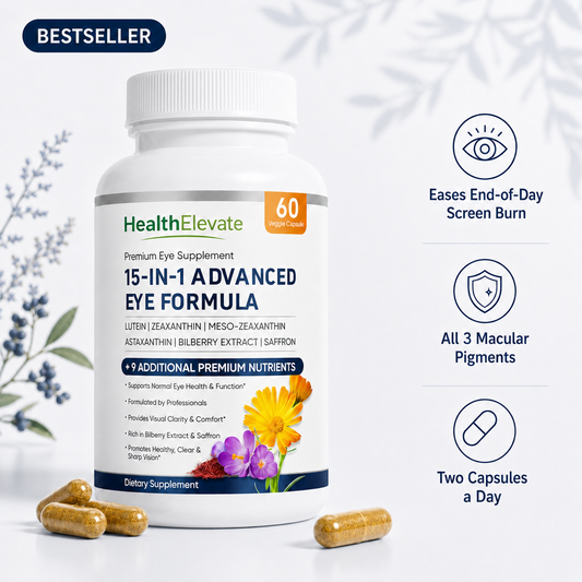 HealthElevate — 15-in-1 Complete Eye Health Formula